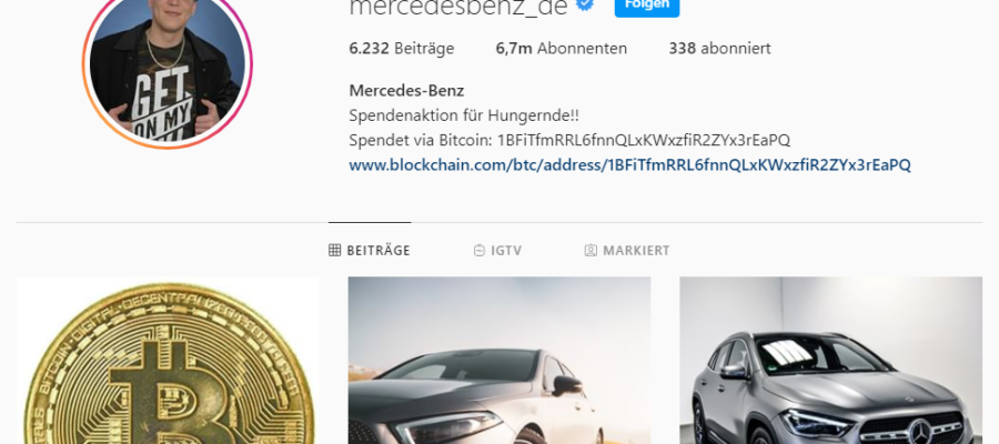 Instagram von Mercedes Benz 05.05.2020